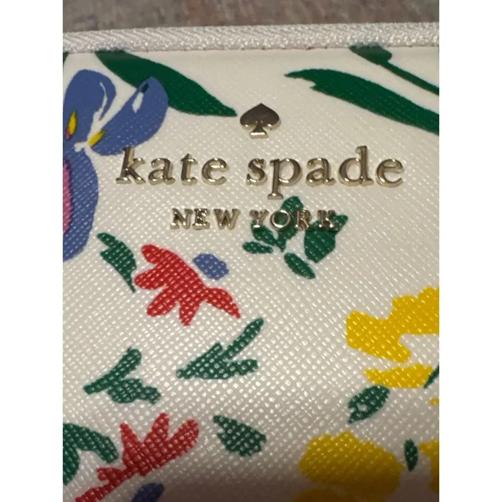 Kate Spade Staci Garden Bouquet Laptop Sleeve Cream Floral Multi-Color 15.3
